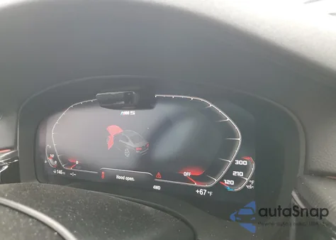 2021 BMW M5 z USA, uszkodzony, nr VIN WBS83CH06PCN28448